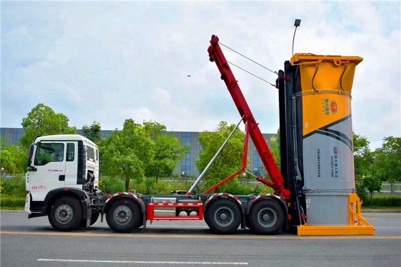 豎直直壓式垃圾壓縮站 豎直直壓式垃圾壓縮站